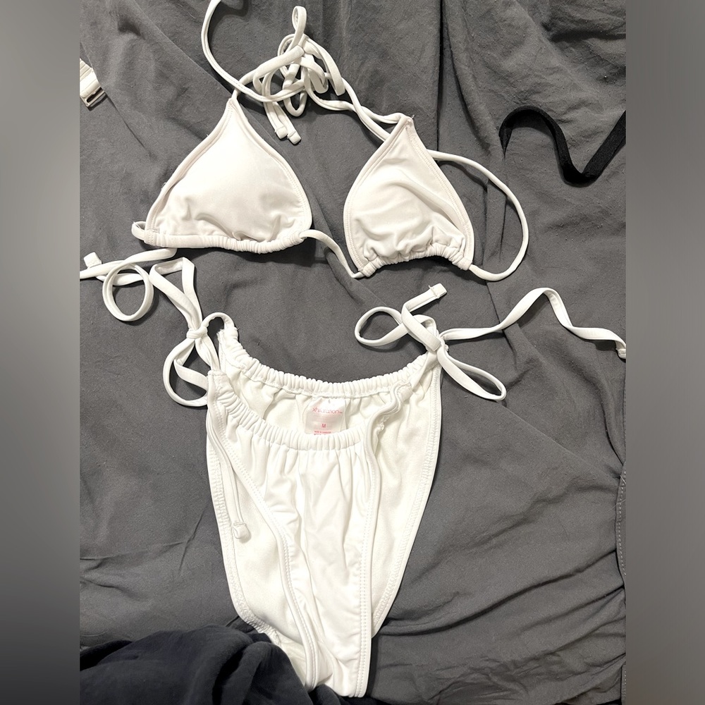 White bikini